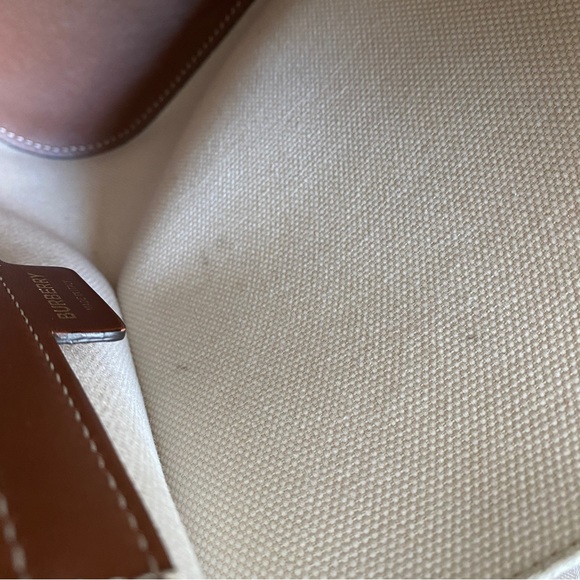 Burberry Logo Graphic Canvas Bucket Bag - Picture 14 of 14